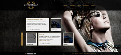Impression der Webseite