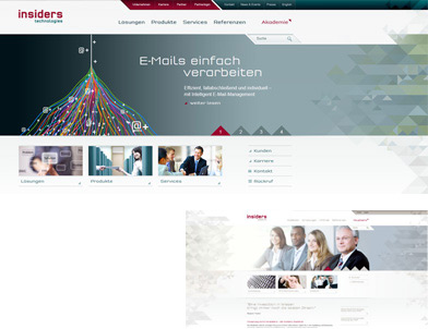 Impression der Webseite