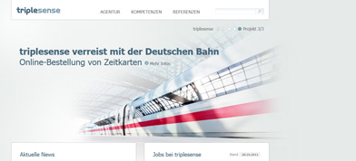 Impression der neuen Webseite