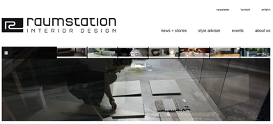 Impression der neuen Webseite