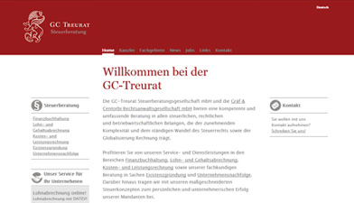 Impressionen der Webseite