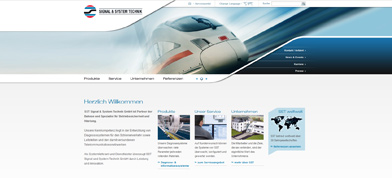 Impression der Webseite
