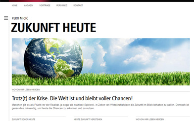 Impression des Webseite Launchs Online-Magazin "Zukunft heute"