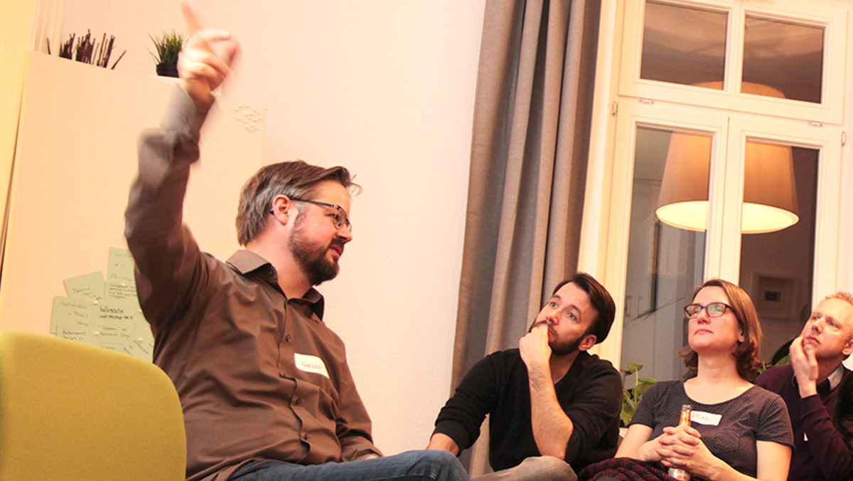 Norbert beim BarCamp RheinMain 2019