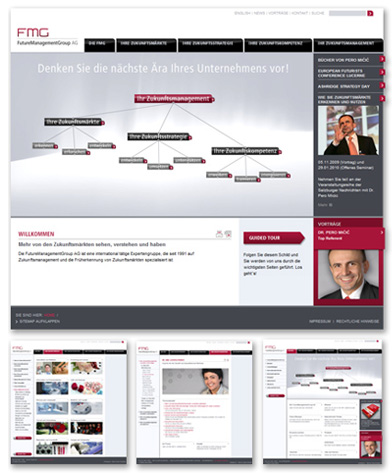 Impression Webseite FMG