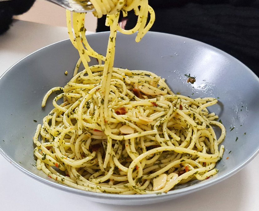 Nudeln mit Aglio Olio