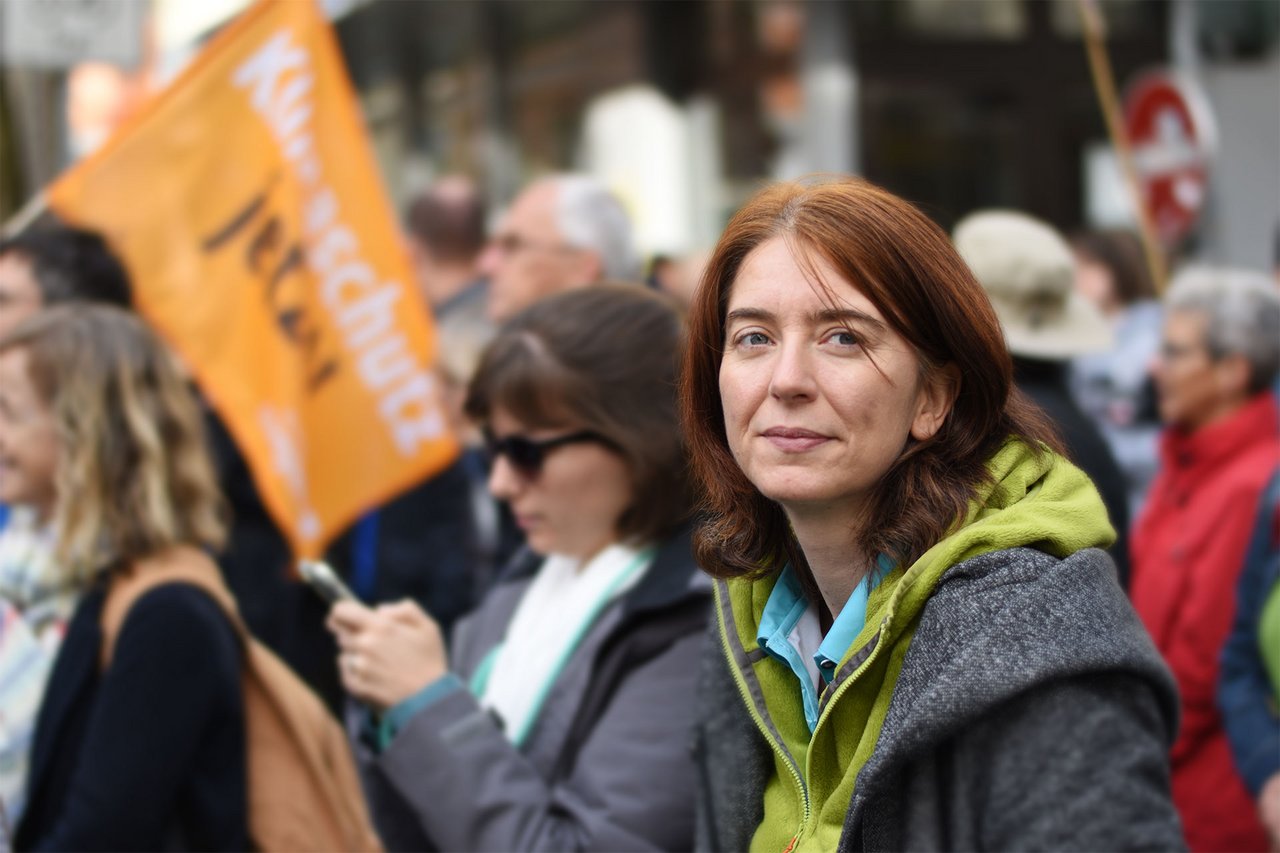 Milena beim Fridays For Future Streik 2019