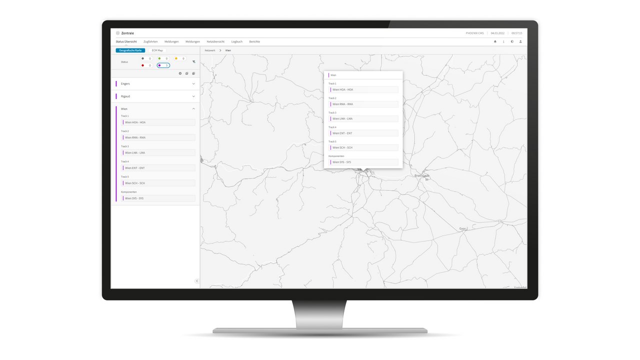 Beispielscreen im Light Mode aus dem Phoenix CMS Design System
